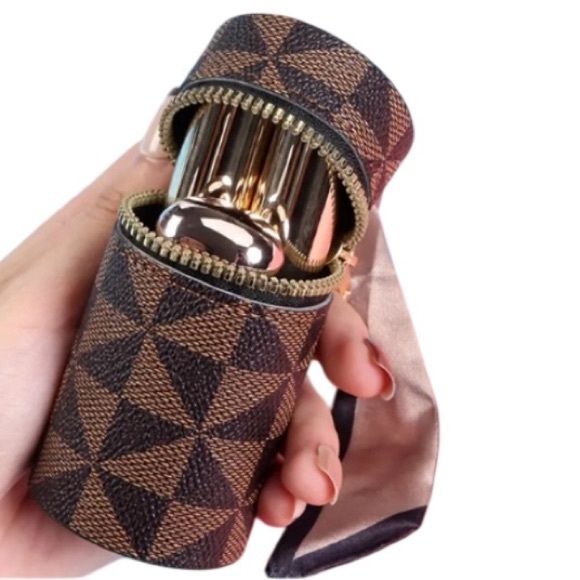 NWT Trendy Mini Retro Multifunctional Coin PU Leather Purse with Scarf - Picture 3 of 13